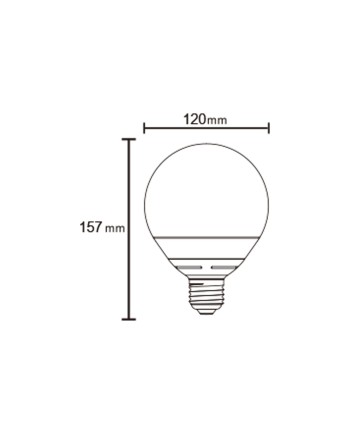 BOMBILLA LED - E27 GLOBO G120 - 20W - 4000K - 1670Lm - 270º